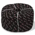 Frânghie de barcă, negru, 4 mm, 50 m, polipropilenă GartenMobel Dekor