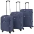 Set trolere din material textil, 3 piese, cafeniu GartenMobel Dekor