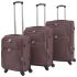 Set de trolere din material textil, 3 buc, bleumarin GartenMobel Dekor