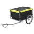 Remorcă pentru bicicletă, negru și gri, 65 kg GartenMobel Dekor