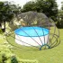 Cupolă pentru piscină, 467x234 cm, PVC, rotund GartenMobel Dekor