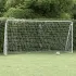 Poartă de fotbal cu plasă, alb, 366x122x182 cm, oțel GartenMobel Dekor