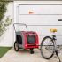 Remorcă bicicletă animale companie, albastru/gri, oxford/fier GartenMobel Dekor