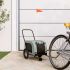 Remorcă bicicletă animale companie portocaliu/negru oxford/fier GartenMobel Dekor