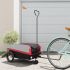 Remorcă pentru biciclete, negru și roșu, 30 kg, fier GartenMobel Dekor
