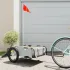 Remorcă de bicicletă, albastru, textil oxford și fier GartenMobel Dekor