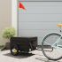 Remorcă pentru biciclete negru/portocaliu, 30 kg, fier GartenMobel Dekor