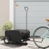 Remorcă pentru biciclete, negru și albastru, 45 kg, fier GartenMobel Dekor