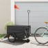 Remorcă pentru biciclete, negru și verde, 45 kg, fier GartenMobel Dekor