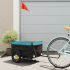 Remorcă pentru biciclete negru/portocaliu, 30 kg, fier GartenMobel Dekor