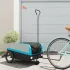 Remorcă pentru biciclete, negru și albastru, 30 kg, fier GartenMobel Dekor