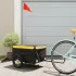 Remorcă pentru biciclete, negru și galben, 45 kg, fier GartenMobel Dekor