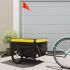 Remorcă pentru biciclete, negru și galben, 45 kg, fier GartenMobel Dekor
