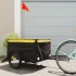 Remorcă pentru biciclete, negru și galben, 45 kg, fier GartenMobel Dekor