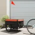 Remorcă pentru biciclete, negru și portocaliu, 45 kg, fier GartenMobel Dekor