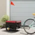 Remorcă pentru biciclete, negru și roșu, 45 kg, fier GartenMobel Dekor