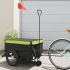 Remorcă pentru biciclete, negru și galben, 45 kg, fier GartenMobel Dekor