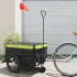 Remorcă pentru biciclete, negru și albastru, 45 kg, fier GartenMobel Dekor