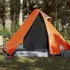 Cort camping, 2 persoane, alb, țesătură opacă, impermeabil GartenMobel Dekor