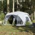 Cort de camping cu LED, albastru deschis, 443x437x229 cm GartenMobel Dekor