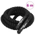 Frânghie de lucru, negru, 6 m, 4,5 kg, poliester GartenMobel Dekor
