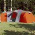 Cort camping, 12 persoane, verde, țesătură opacă, impermeabil GartenMobel Dekor