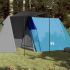 Cort camping 3 persoane gri/portocaliu 465x220x170cm tafta 185T GartenMobel Dekor