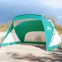 Cort de plajă, verde mare, 274x178x170/148 cm, tafta 185T GartenMobel Dekor