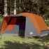 Cort camping, 4 persoane, albastru, țesătură opacă, impermeabil GartenMobel Dekor