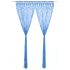 Perdea macrame, albastru, 140 x 240 cm, bumbac GartenMobel Dekor