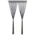 Perdea macrame, antracit, 140 x 240 cm, bumbac GartenMobel Dekor