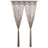 Perdea macrame, antracit, 140 x 240 cm, bumbac GartenMobel Dekor