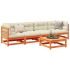 Set canapea de grădină, 5 piese, lemn masiv de pin GartenMobel Dekor