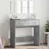 Masă de toaletă cu oglindă, gri sonoma, 80x39x80 cm GartenMobel Dekor