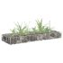 Strat înălțat gabion, 450x30x10 cm, oțel galvanizat GartenMobel Dekor