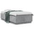 Cadru de pat cu LED, alb, 75x190 cm, lemn prelucrat GartenMobel Dekor