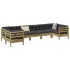 Set canapele grădină cu perne, 7 piese, lemn de pin tratat GartenMobel Dekor