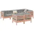 Set canapele grădină cu perne, 7 piese, lemn de pin tratat GartenMobel Dekor