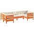 Set canapele de grădină cu perne, 6 piese, lemn de pin tratat GartenMobel Dekor