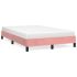 Cadru de pat box spring, roz, 90x190 cm, catifea GartenMobel Dekor