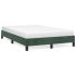 Cadru de pat box spring, verde închis, 140x190 cm, catifea GartenMobel Dekor
