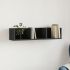 Dulap de perete, negru, 75x18x16,5 cm, lemn compozit GartenMobel Dekor