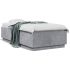 Cadru de pat cu lumini LED, alb, 90x190 cm, lemn prelucrat GartenMobel Dekor