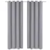 Draperii opace cu inele metalice, 2 buc., crem, 135 x 245 cm GartenMobel Dekor