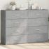 Dulapuri, 2 buc., alb, 60x31x84 cm, lemn prelucrat GartenMobel Dekor