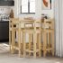 Set mobilier de bar, 5 piese, lemn masiv de pin GartenMobel Dekor