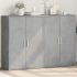 Dulapuri, 2 buc., gri beton, 60x31x84 cm, lemn prelucrat GartenMobel Dekor