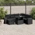 Set canapele de grădină cu perne, 8 piese, gri, poliratan GartenMobel Dekor