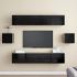 Set de dulapuri TV, 6 piese, alb, lemn prelucrat GartenMobel Dekor