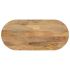Blat de masă oval, 90x40x2,5 cm, lemn masiv de mango GartenMobel Dekor